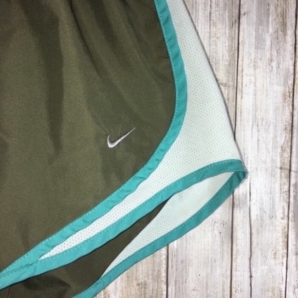 Nike Olive Athletic Shorts - Picture 2 of 3